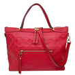 LOUIS VUITTON Bastille PM Empreinte Monogram Empreinte Leather Tote Bag Red