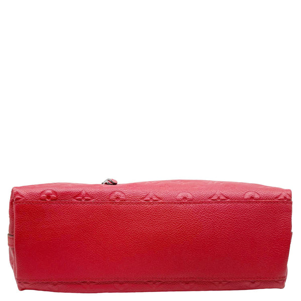 LOUIS VUITTON Bastille PM Empreinte Monogram Empreinte Leather Tote Bag Red