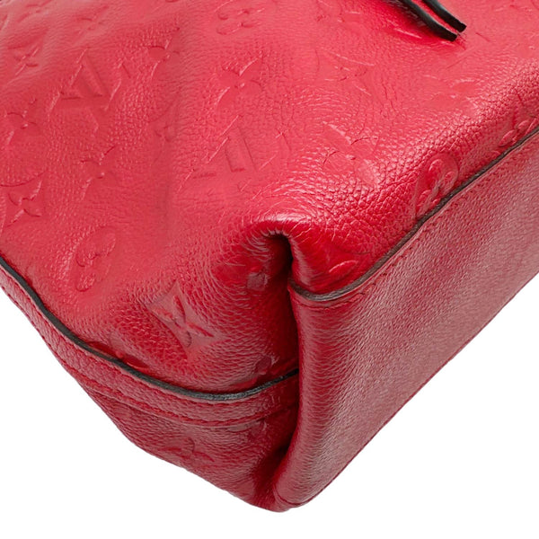 LOUIS VUITTON Bastille PM Empreinte Monogram Empreinte Leather Tote Bag Red