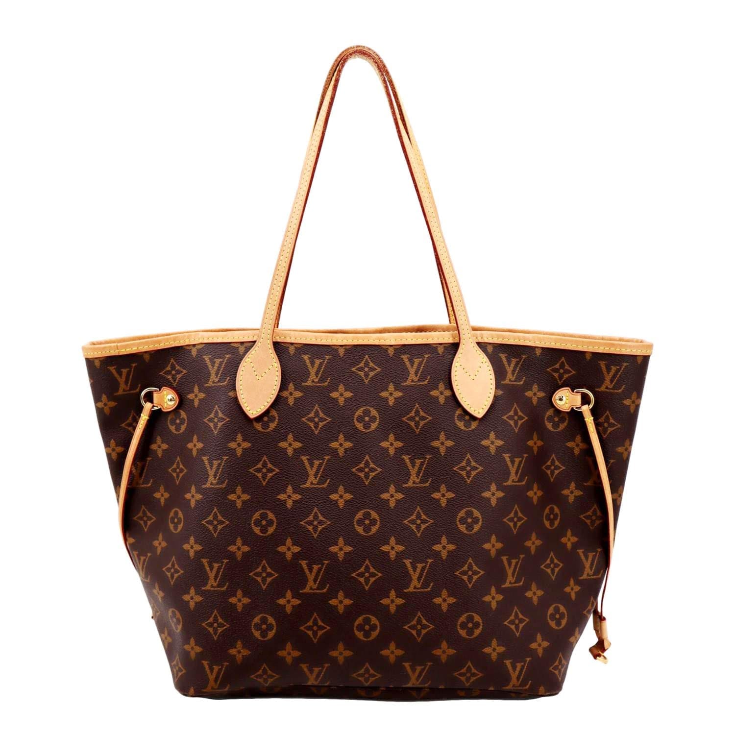 Louis Vuitton Monogram Neverfull GM Tote Bag, Brown, Coated Canvas