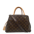 Louis Vuitton Montaigne MM Monogram Canvas Shoulder Bag Brown