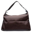 GUCCI GG Monogram Nylon Travel Weekender Bag Brown 105669