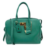 LOUIS VUITTON Milla MM Veau Nuage Leather Shoulder Bag Green
