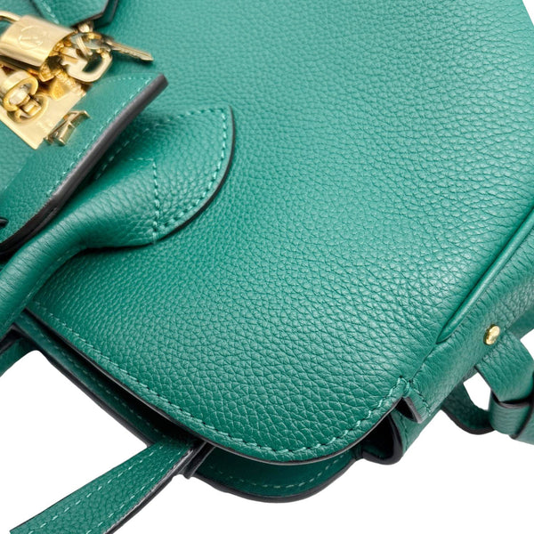 LOUIS VUITTON Milla MM Veau Nuage Leather Shoulder Bag Green