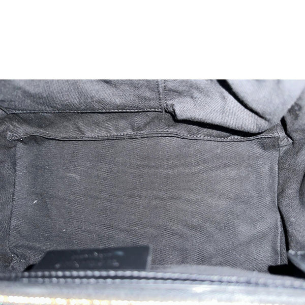 GIVENCHY Antigona Crocodile Embossed Leather Shoulder Bag Black