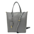 YVES SAINT LAURENT Toy Leather Shopping Tote Bag Grey