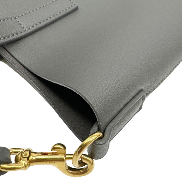 YVES SAINT LAURENT Toy Leather Shopping Tote Bag Grey