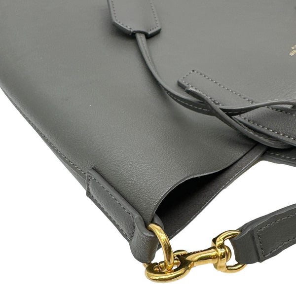 YVES SAINT LAURENT Toy Leather Shopping Tote Bag Grey