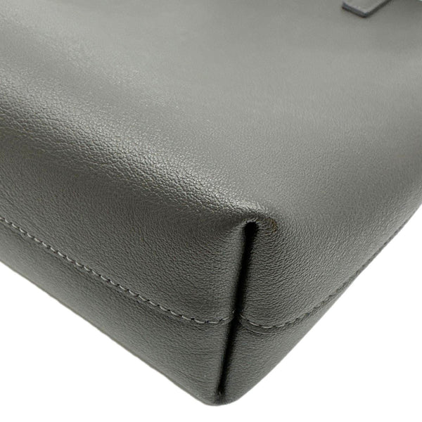YVES SAINT LAURENT Toy Leather Shopping Tote Bag Grey