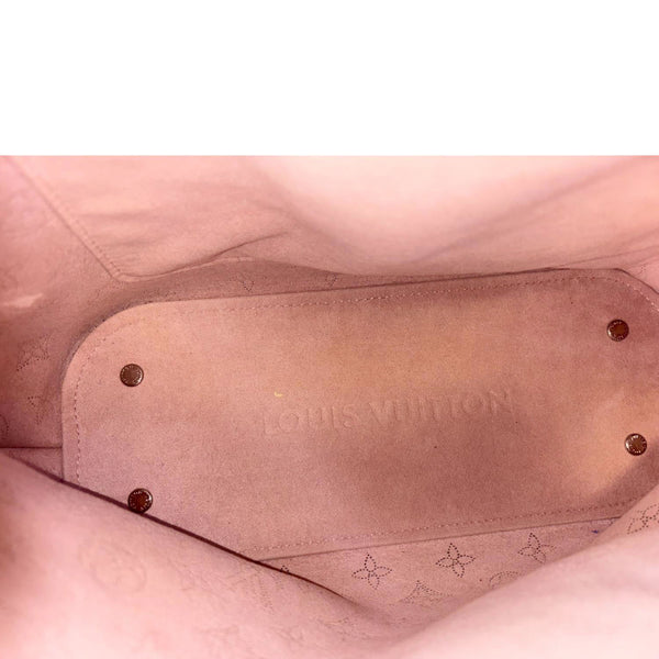 LOUIS VUITTON Girolata Monogram Mahina Leather Shoulder Bag Pink