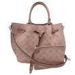 LOUIS VUITTON Girolata Monogram Mahina Leather Shoulder Bag Pink