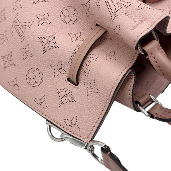 LOUIS VUITTON Girolata Monogram Mahina Leather Shoulder Bag Pink