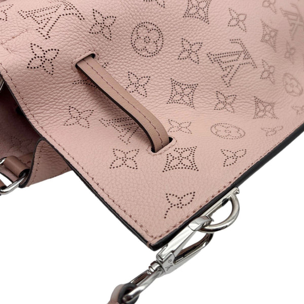 LOUIS VUITTON Girolata Monogram Mahina Leather Shoulder Bag Pink