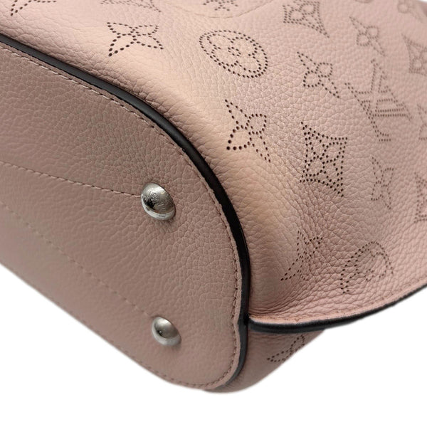 LOUIS VUITTON Girolata Monogram Mahina Leather Shoulder Bag Pink