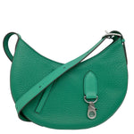 HERMES Sac P'tit Arcon Togo Leather Shoulder Bag Green