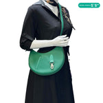 HERMES Sac P'tit Arcon Togo Leather Shoulder Bag Green