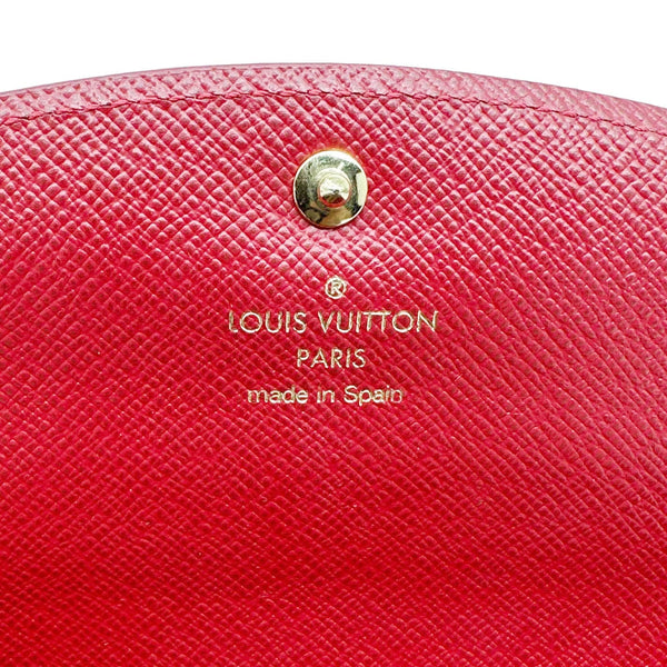 LOUIS VUITTON Caissa Damier Ebene Wallet Brown