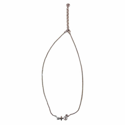 LOUIS VUITTON Petit Louis Metal Necklace Gold
