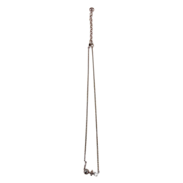 LOUIS VUITTON Petit Louis Metal Necklace Gold
