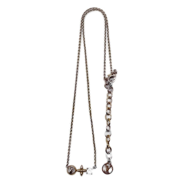 LOUIS VUITTON Petit Louis Metal Necklace Gold