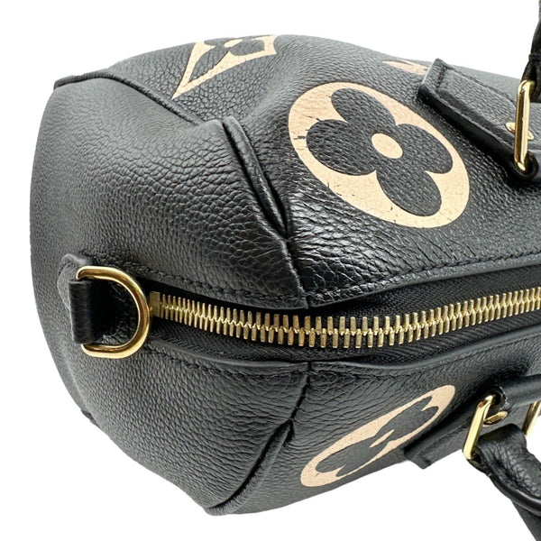 LOUIS VUITTON Speedy Bandouliere 25 Monogram Empreinte Leather Shoulder Bag Bicolor