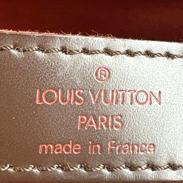 LOUIS VUITTON Naviglio Damier Ebene Messenger Bag Brown