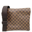 LOUIS VUITTON Naviglio Damier Ebene Messenger Bag Brown