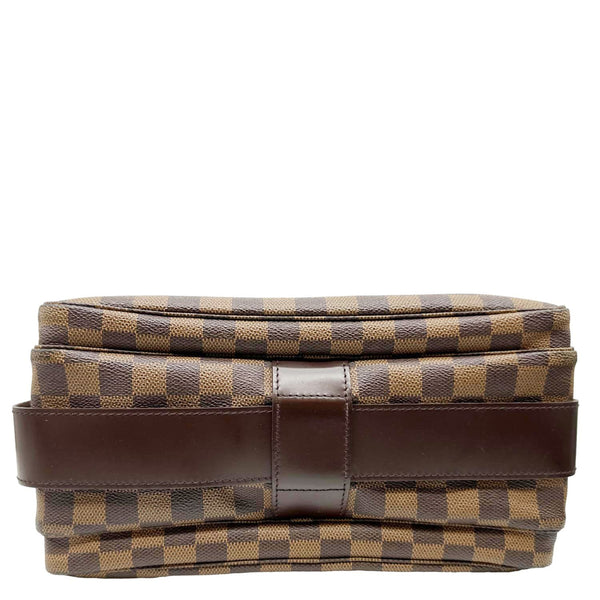 LOUIS VUITTON Naviglio Damier Ebene Messenger Bag Brown