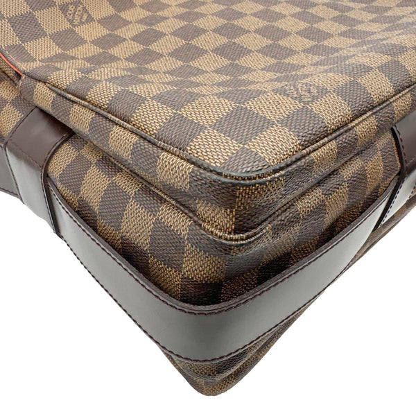 LOUIS VUITTON Naviglio Damier Ebene Messenger Bag Brown