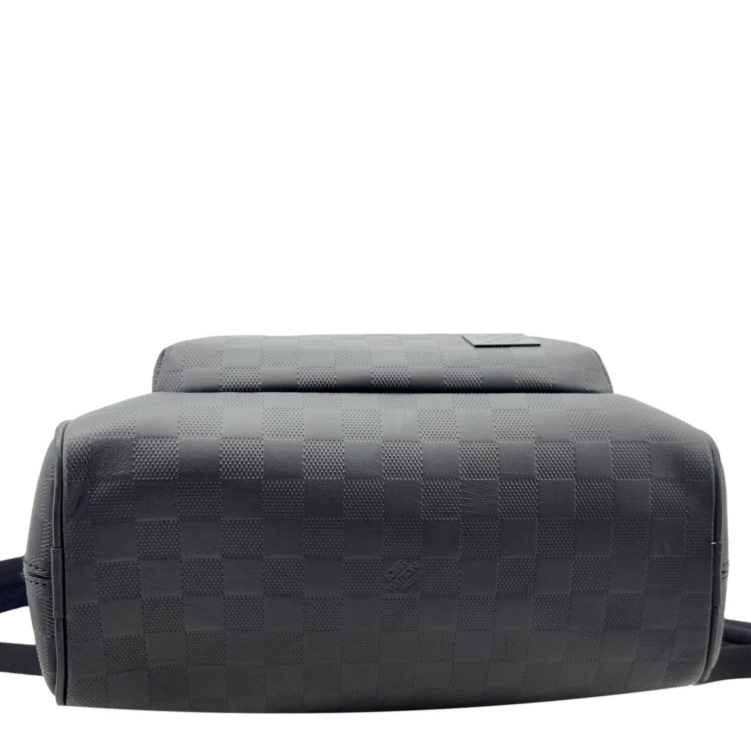 LOUIS VUITTON Avenue Damier Infini Leather Backpack Bag Black LOUIS VUITTON Avenue Damier Infini Leather Backpack Bag Black