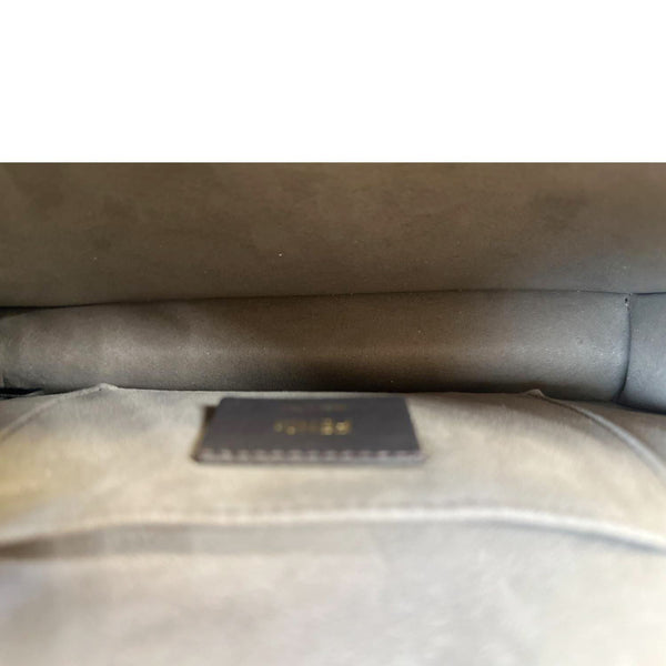 FENDI Kan I Medium Scalloped Python Shoulder Bag Green