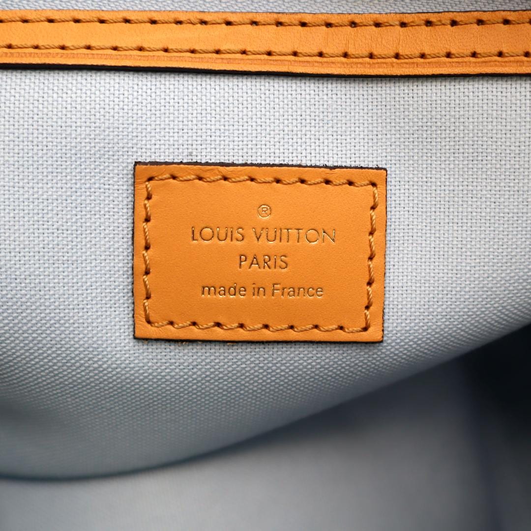 orange and white louis vuitton bag