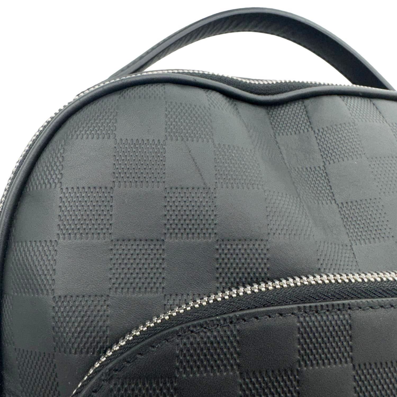 LOUIS VUITTON Avenue Damier Infini Leather Backpack Bag Black LOUIS VUITTON Avenue Damier Infini Leather Backpack Bag Black