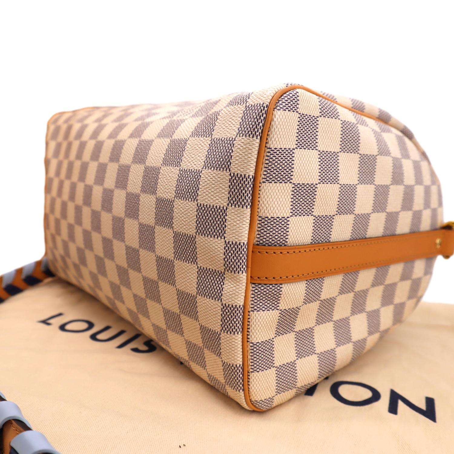 Louis Vuitton Damier Azur Coated Canvas Speedy 30 Bag