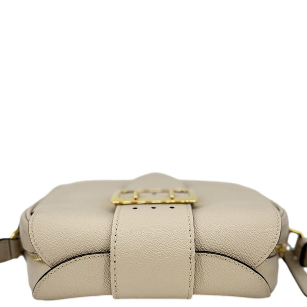 BURBERRY Buckle Small Leather Crossbody Bag Limestone