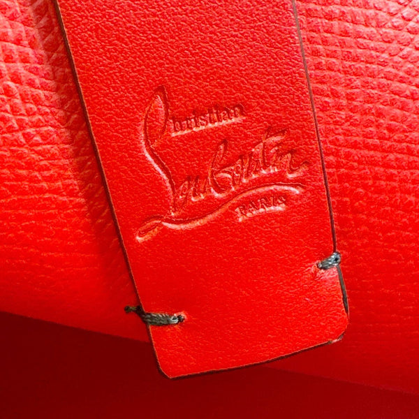 CHRISTIAN LOUBOUTIN Cabata Studded Calfskin Leather Tote Bag Black