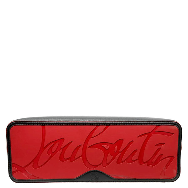 CHRISTIAN LOUBOUTIN Cabata Studded Calfskin Leather Tote Bag Black