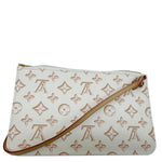 LOUIS VUITTON Fall For You Wristlet Pochette Monogram Canvas Pouch Beige Clair