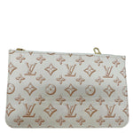 LOUIS VUITTON Fall For You Wristlet Pochette Monogram Canvas Pouch Beige Clair