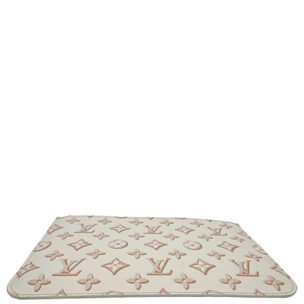 LOUIS VUITTON Fall For You Wristlet Pochette Monogram Canvas Pouch Beige Clair