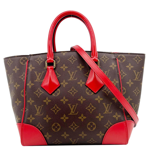 LOUIS VUITTON Phenix Monogram Canvas Shoulder Bag Coquelicot