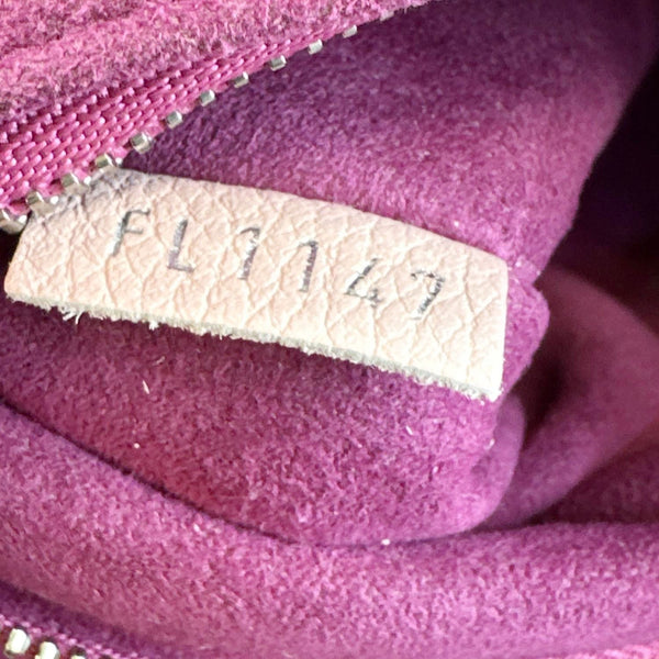 LOUIS VUITTON Lockme Cabas Perforated Leather Shoulder Tote Bag Pink