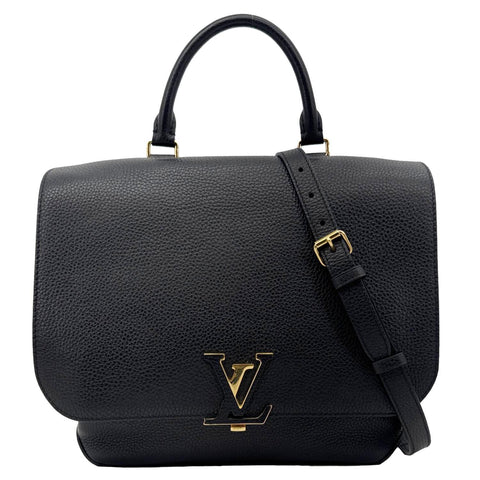 LOUIS VUITTON Volta Taurillon Leather Shoulder Bag Black