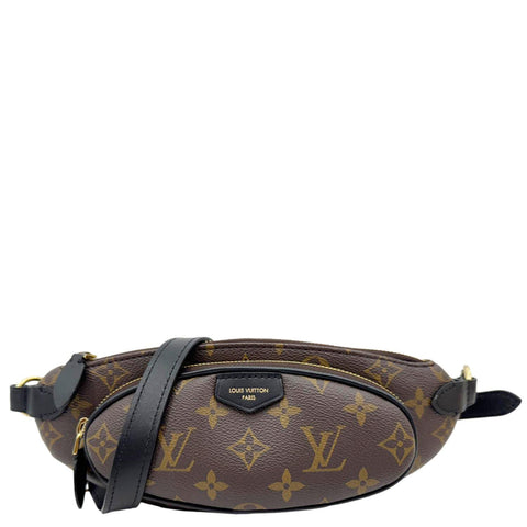 LOUIS VUITTON Keepit Monogram Canvas Bumbag Brown