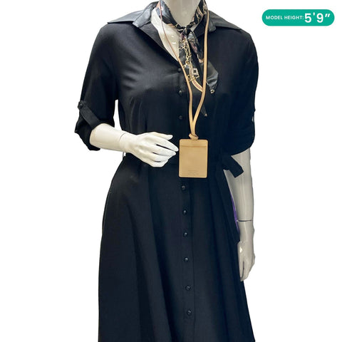 LOUIS VUITTON Invitation Leather Tag Beige