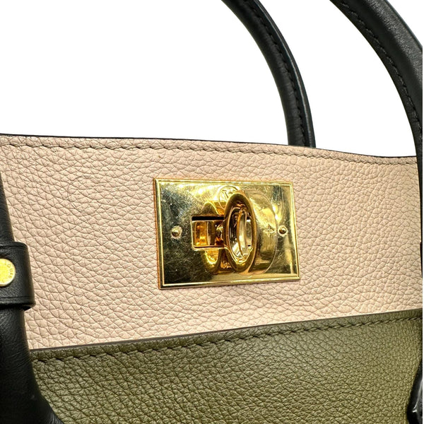 LOUIS VUITTON On My Side MM Monogram Canvas Satchel Bag Cream