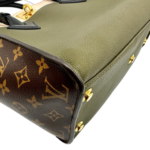 LOUIS VUITTON On My Side MM Monogram Canvas Satchel Bag Cream