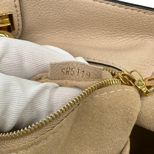 LOUIS VUITTON On My Side MM Monogram Canvas Satchel Bag Cream