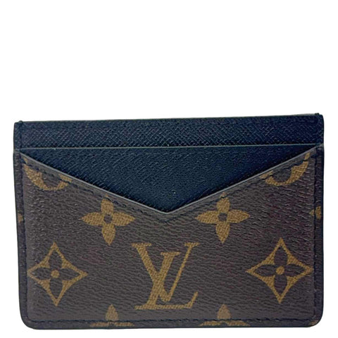 LOUIS VUITTON Neo Porte Cartes Monogram Canvas Card Holder Brown
