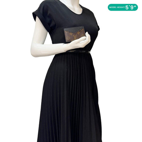 LOUIS VUITTON Neo Porte Cartes Monogram Canvas Card Holder Brown